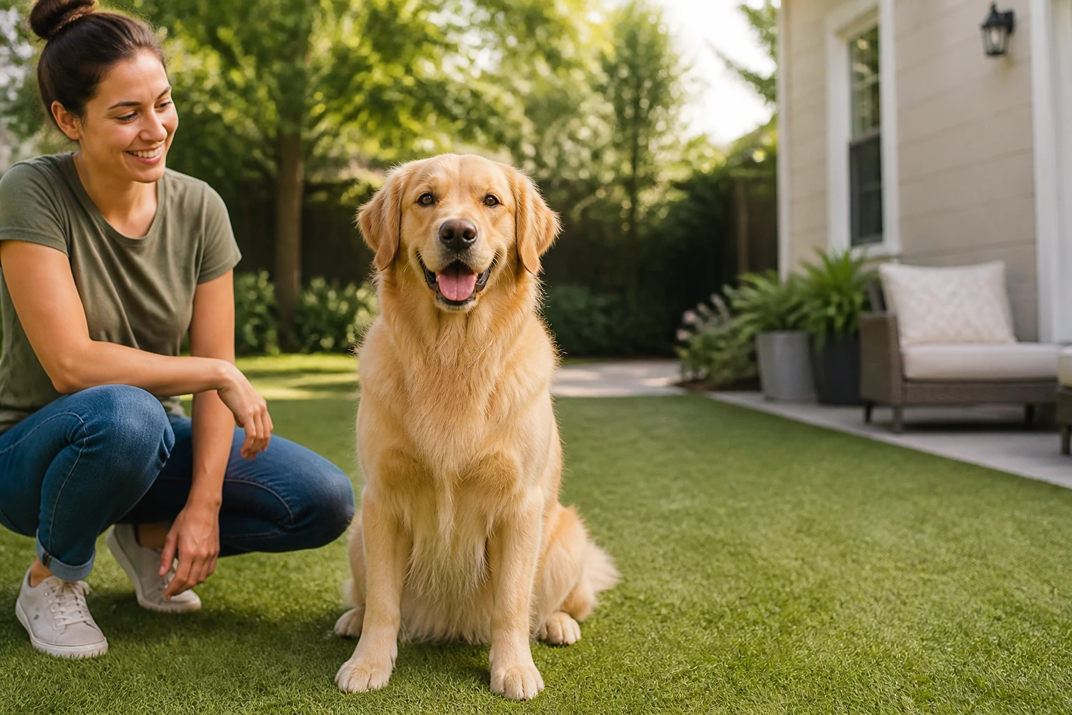 PawChamp and Woofz dog training app comparison on a smartphone screen